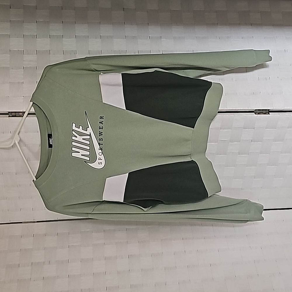Nike green sweatshirt, small